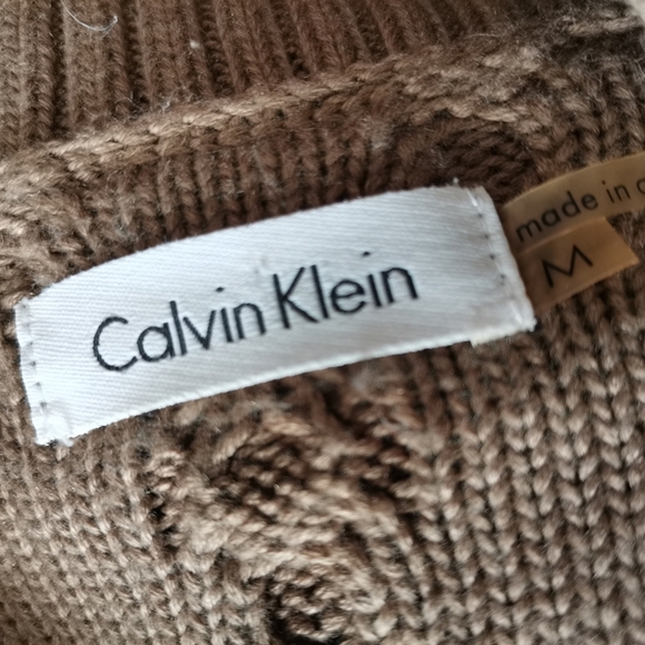 Calvin Klein NWOT Cable Knit Sweater Dress - Picture 4 of 8